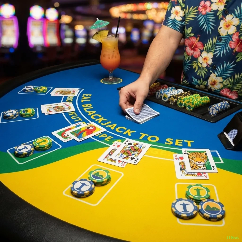 Cassino ao vivo da 119bet com dealers reais