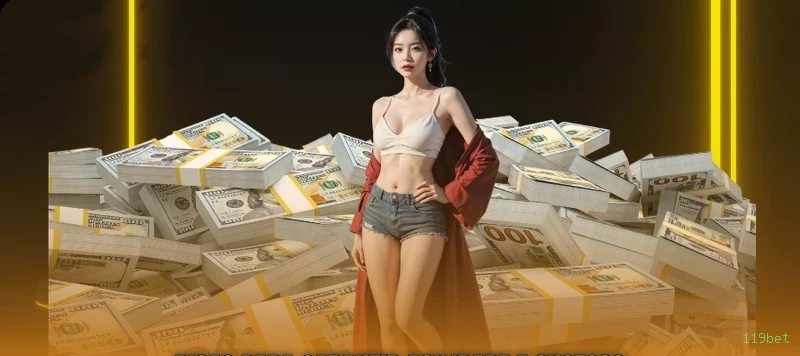 Imagem promocional da 119bet mostrando a plataforma e suas vantagens